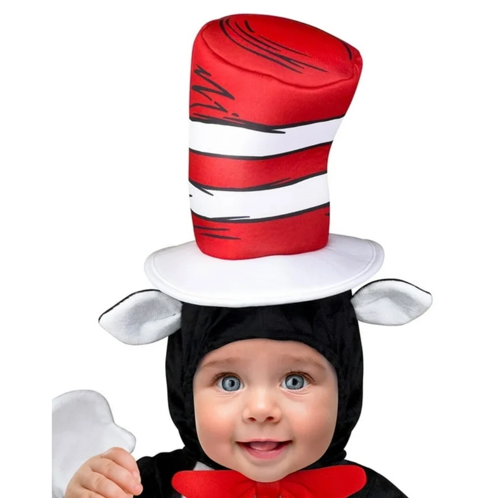 Dr.Suess Cat in the Hat Halloween‎ Costume for Infants, Size 6-12M NWT